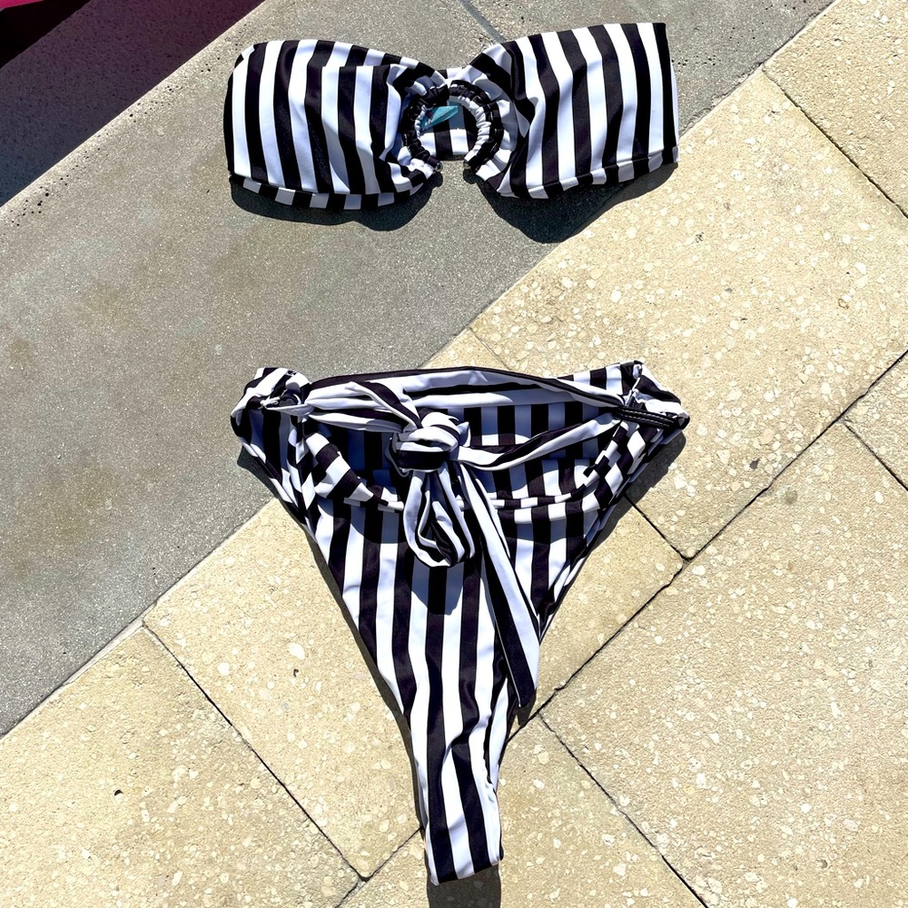 Black and white bikini, Zebra size: S,M,L